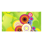 (multiple products selected) Wrawr Circles Photo Greeting Card
