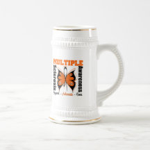 Multiple Sclerosis Awareness Butterfly Mugs
