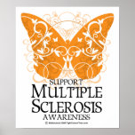Multiple Sclerosis Butterfly posters