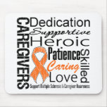 Multiple Sclerosis Caregivers Collage Mouse Pads