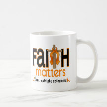 Multiple Sclerosis Faith Matters Cross 1 Coffee Mug