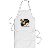 Multiple Sclerosis Fight Like a Girl Rosie Riveter Aprons