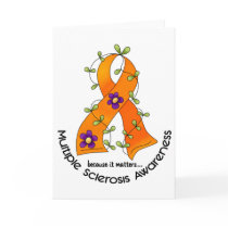 Multiple Sclerosis FLOWER RIBBON 1