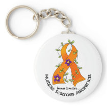 Multiple Sclerosis FLOWER RIBBON 1