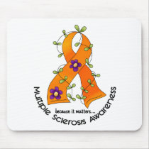 Multiple Sclerosis FLOWER RIBBON 1