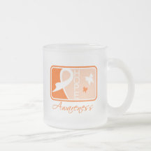 Multiple Sclerosis Hope Awareness Tile Coffee Mugs