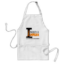 Multiple Sclerosis I NEED A CURE 1 Apron