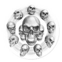 Multiple Skulls stickers