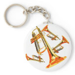 Multiple Trumpets keychains