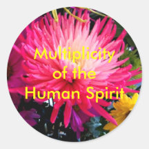 Multiplicity of the Human Spirit The MUSEUM Zazzle Stickers