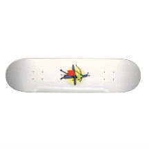 Mum Alien Ironing Skirt Skateboards