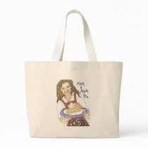 Mum and Apple Pie Canvas Bags