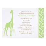 Mum and Baby Giraffe Baby Shower Invitations