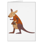 Mum and Baby Kangaroo cards