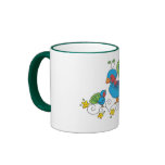 Mum and Baby Peacock mugs