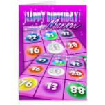 Mum Bingo Crazy Birthday Card