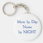 Mum by Day Keychains