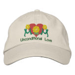 Mum Daisy Heart embroidered hats
