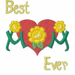 Mum Daisy Heart Embroidered Shirt