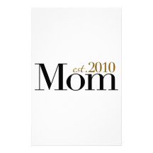 Mum Est 2010 Customized Stationery