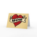 Mum Heart Tattoo card