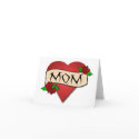 Mum heart tattoo Mother's Day card