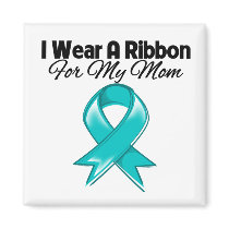 Mum - I Wear Teal Ribbon Stylish