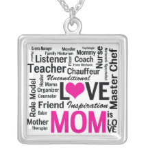 Mum is LOVE, Inspiration, and So Much More Necklaces