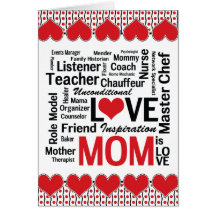 Mum is Love - Mother's Day for Multitalented Mum Card