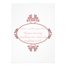 Mum-isms on t-shirts and gifts for moms. invite