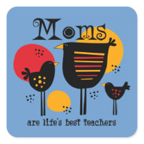 Mum Life's Best Teacher Sticker