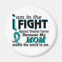 Mum Means World To Me Ovarian Cancer Magnet
