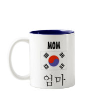 Mum Mug with Korean Flag