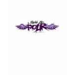 Mum of Four purpleish t-shirts