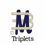 Mum of Triplets [3] embroidered shirts