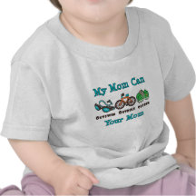 Mum Outswim Outbike Outrun Triathlon Infant Tee