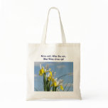 Mum Said after the Rain, Blue Skies show up! Totes Canvas Bags