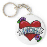 Mum Tattoo Keychain