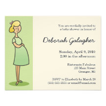 Mum to Be Baby Shower Baby Shower Personalized Announcement