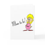 Mum To Be (Pregnant Woman) cards