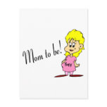 Mum To Be (Pregnant Woman) postcards