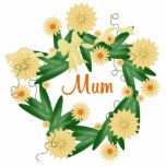 Mum (yellow wreath)