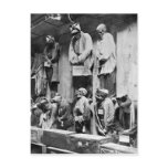 Mummies of catacomb in Palermo, Italy postcards