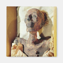 Mummified body of Ramesses II  found in a tomb Refrigerator Magnets