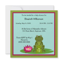 Mummy and Baby Frog Theme Baby Shower