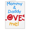 Mummy and Daddy Loves Me cards