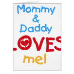 Mummy and Daddy Loves Me cards