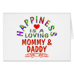 Mummy & Daddy Happiness cards