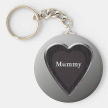 Mummy Heart Keychain by 369MyName