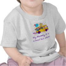 Mummy is a Bus Driver baby t-shirt